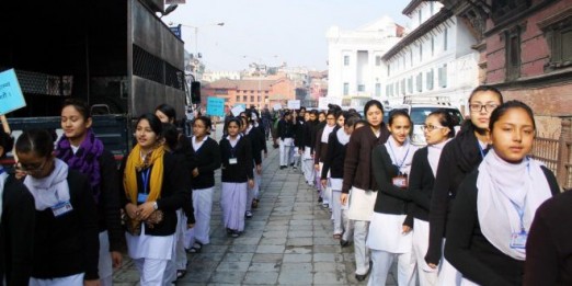 Protest by Nurse