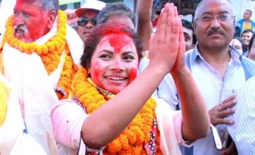 ललितपुरकी  २३ वर्षीया रञ्जुले चुनाव जितिन् 