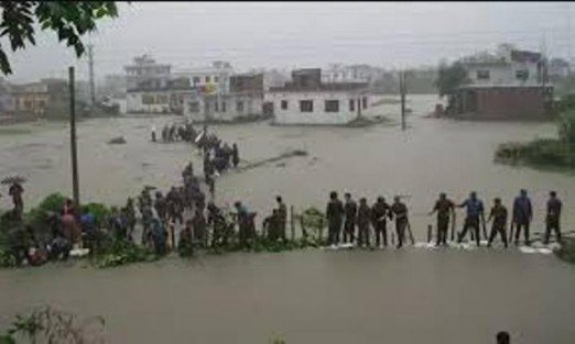 बाढी क्षेत्रका बासिन्दा अस्वस्थ्य