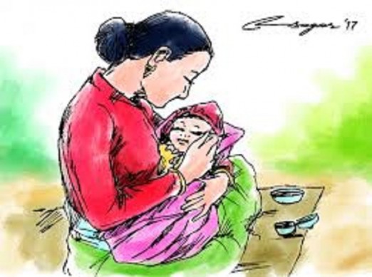 जुनीचाँदेमा छोरी जन्मिए रु १० हजार !