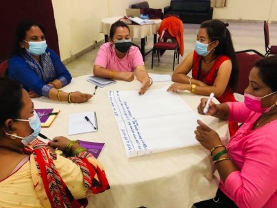 साथीद्वारा अगुवा गृह श्रमिक महिलाहरुका लागि जलवायु परिवर्तन सम्वन्धि  तालिम सम्पन्न 