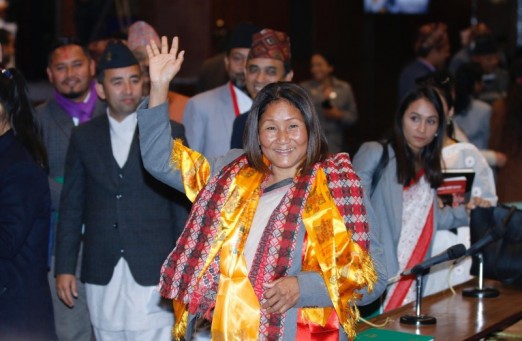 प्रतिनिधिसभाको उपसभामुखमा राष्ट्रिय स्वतन्त्र पार्टीकी इन्दिरा राना निर्वाचित