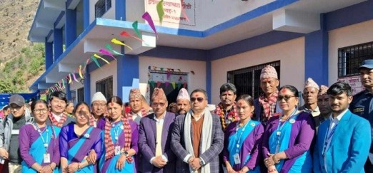 Health post built in Darchula with the help of the Government of India