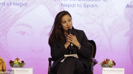 महिलाको प्रगतिको मार्गमा स्वीकृति नै सबैभन्दा ठूलो चुनौती हो : पूर्वराजदूत शेर्पा