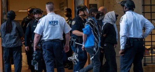 More than 70 pro-Palestinian protesters arrested at Columbia University