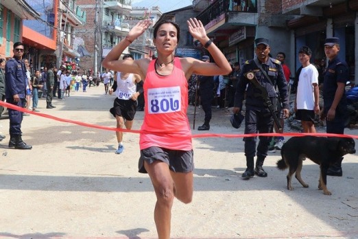 सेनाका पूर्णलक्ष्मी र सञ्जयलाई खुला हाफ म्याराथनको उपाधि