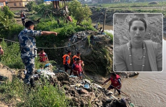 पनौतीको बाढीमा परेर बेपत्ता महिलाको खोजी जारी
