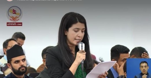 भोटेकोसी बाढीपीडित शिविरमा महिला र बालबालिकाको सुरक्षामा ध्यान दिन सांसद धितालको माग