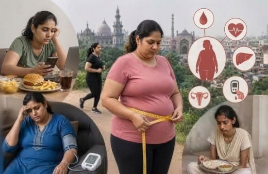 लखनउमा १५&ndash;४९ वर्षका ३७.८ प्रतिशत महिला बढी तौल वा मोटोपनको समस्यामा