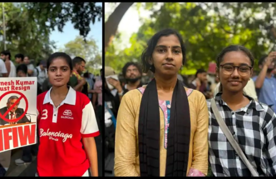 दिल्लीमा महिला सुरक्षाको माग गर्दै युवतीहरूको मार्च, &lsquo;हामी सुरक्षित महसुस गर्न चाहन्छौँ&rsquo;