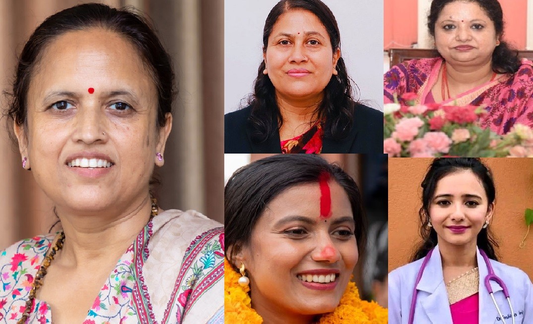 नवनिर्वाचित महिला नेतृ